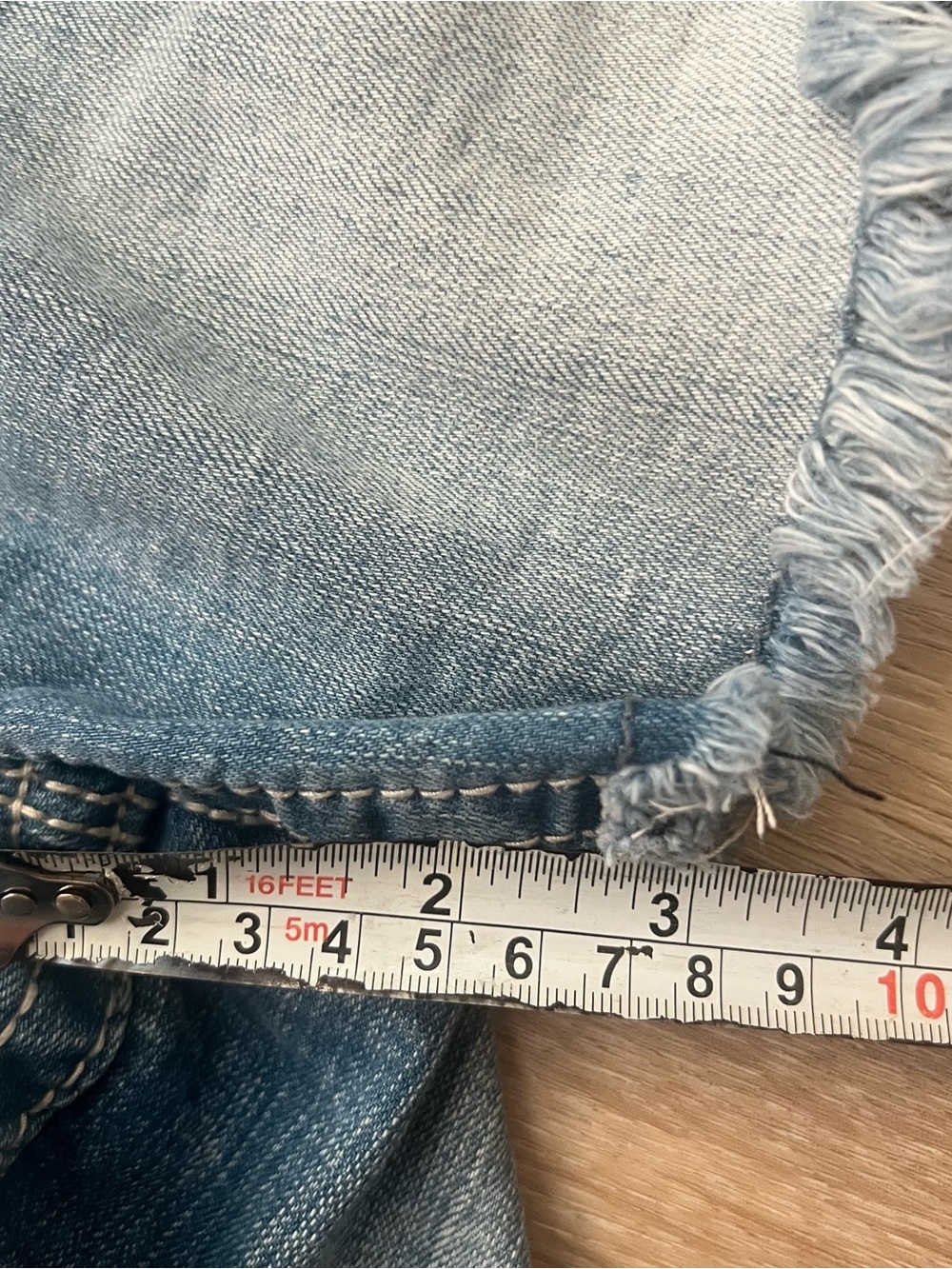 Miss Me Distressed Denim Cutoff Shorts Womens 30 Jeweled Pocket Blue JS5151H79 - Picture 8 of 9